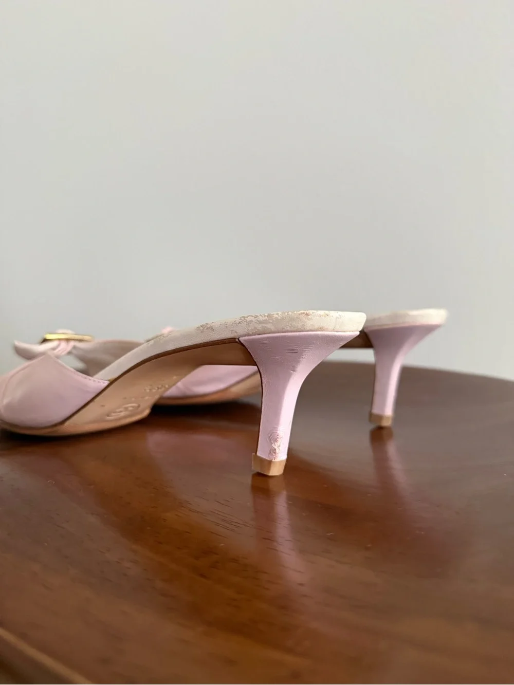 Vintage CHANEL Pink Kitten Heels